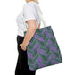 Purple Tropical Bliss Tote Bag