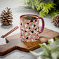 Heart Patterned Coffee Mug - Colorful Love Design, Perfect for Gifts & Celebrations