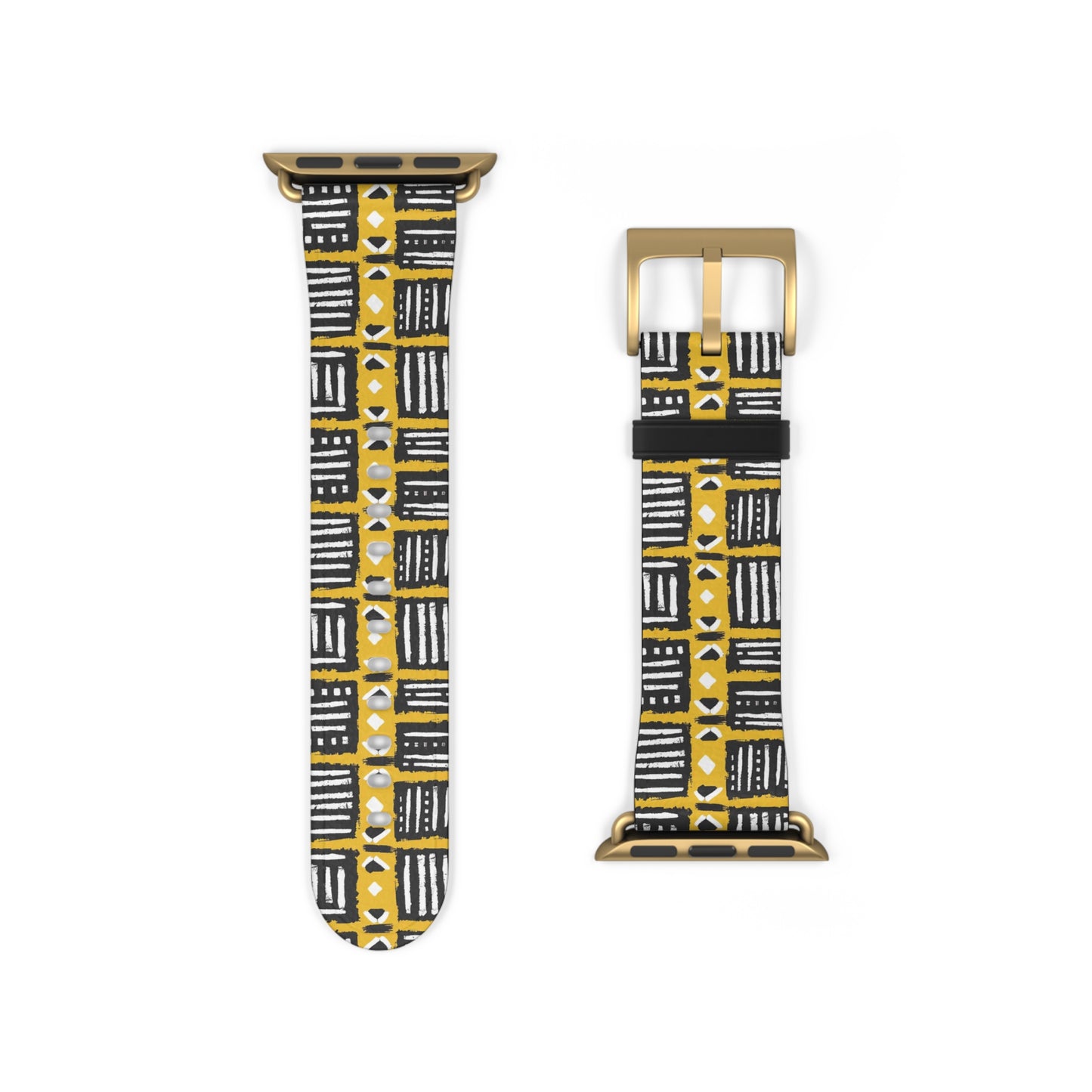Tribal Vibes Stylish Abstract Print Watch Band - Unique Accessory for Fashion Lovers.