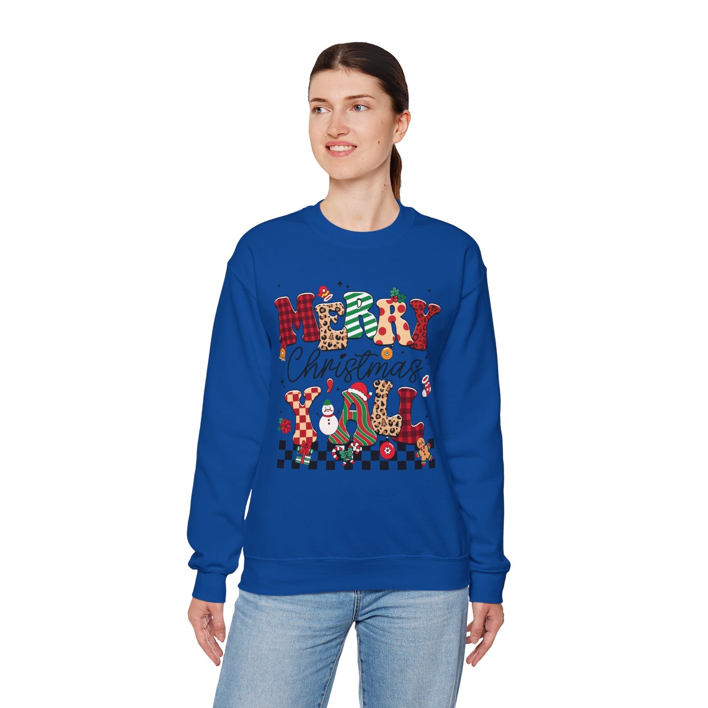 Merry Christmas Unisex Heavy Blend™ Crewneck Sweatshirt