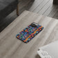 Psychedelic Visions Slim iPhone Case - Vibrant Design for Artistic Souls