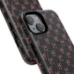 Coquette Chic Bow-Patterned Tough Magnetic iPhone Case, Stylish Gift for Her, Protective iPhone Cover, Trendy Accessory, iPhone Birthday Gift, Fashionable Tech