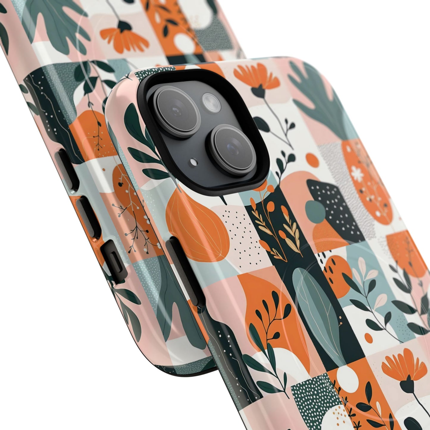 Botanical Bliss Tough Magnetic Phone Case, Durable Phone Cover, Gift for Her, Stylish Tech Accessory, Fall Vibes, Trendy Mobile Case