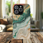 Stylish Tough Acrylic Magnetic iPhone Cases for Everyday Protection, Marble Design, Unique Gifts for Tech Lovers, Holiday Essentials