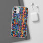 Psychedelic Visions Flexi iPhone and Samsung Case - Colorful Abstract Design.