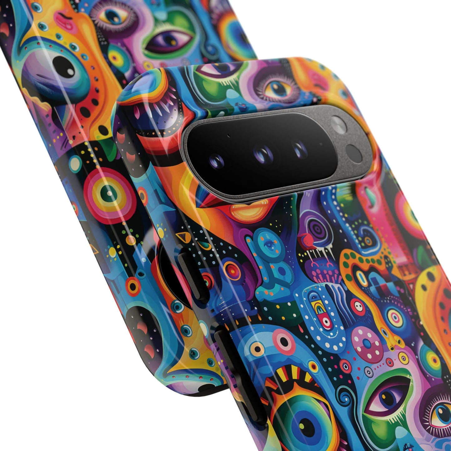 Psychedelic Visions Vibrant Art Google Pixel, iPhone and Samsung Phone Case - Tough Cases for Creative Souls
