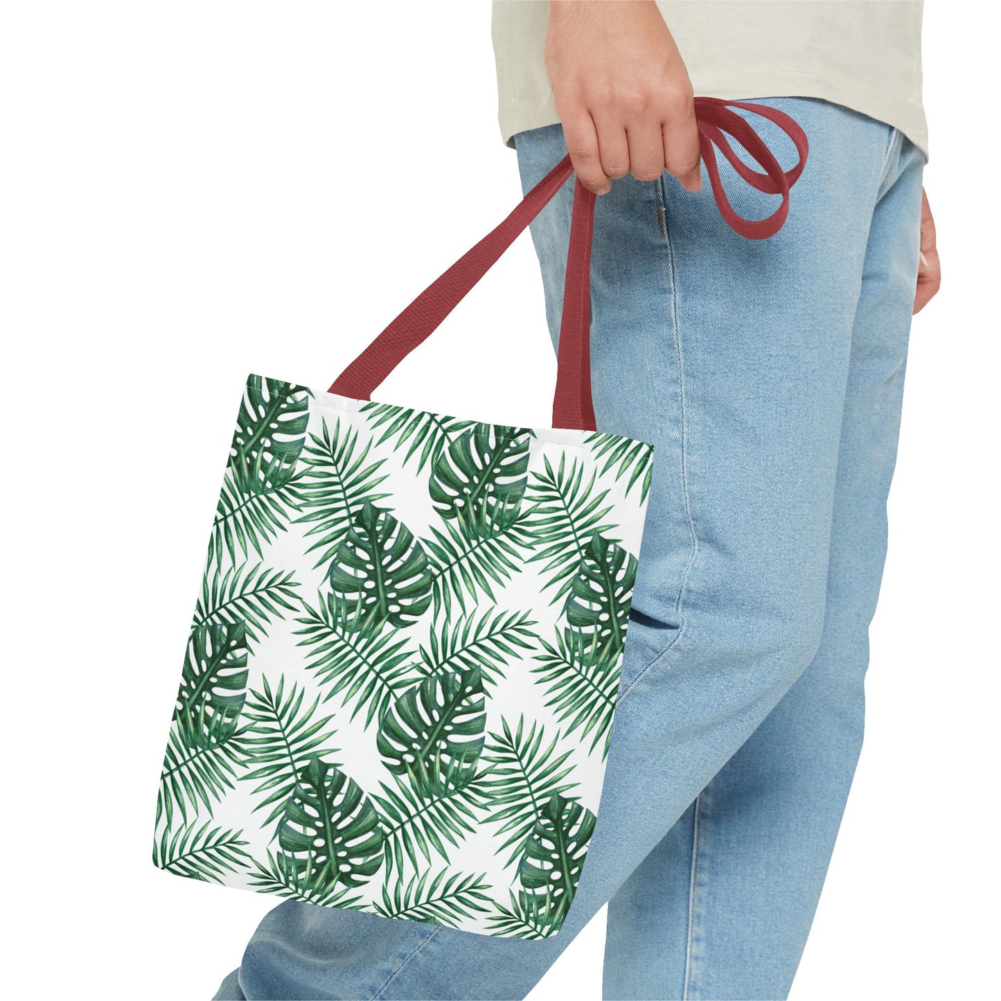 White Tropical Bliss Tote Bag