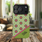 Personalized Meadow Mandala Bloom Vibrant Flower  — Green & Pink Geometric Daisy Design