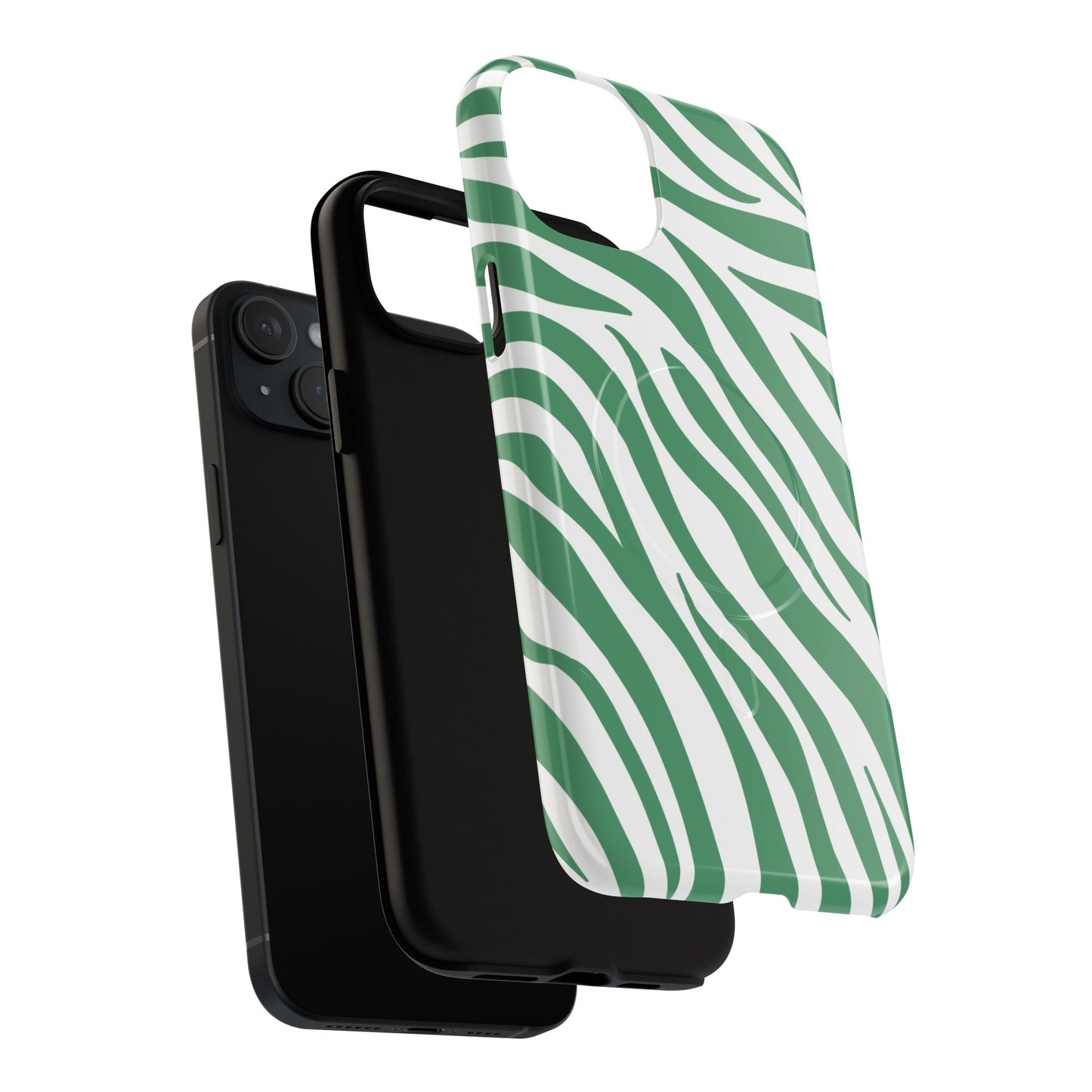 Trendy Zebra Print iPhone Case, Stylish Tough Magnetic Case for iPhone, Animal Print Accessory, Unique iPhone Cover, Gift for Animal Lovers