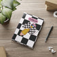 Black Checkered Charm Hardcover Notebook with Puffy Covers (PY)