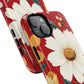 Floral Fusion Tough Magnetic Phone Case | Flower Design, Durable Protective Cover, Gift for Her, Spring Style, Unique Phone Accessory.