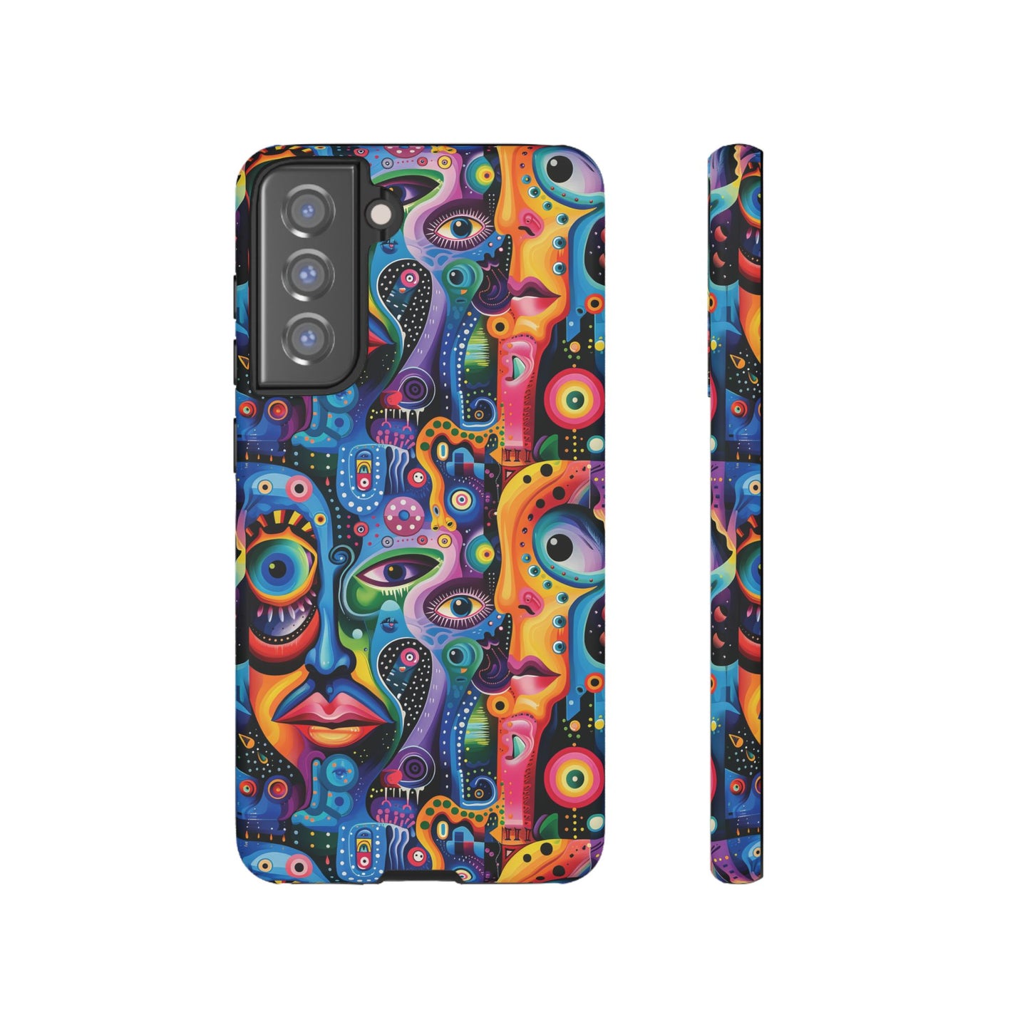 Psychedelic Visions Vibrant Art Google Pixel, iPhone and Samsung Phone Case - Tough Cases for Creative Souls
