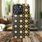 Celestial Spice Tiling Colorful Tough Magnetic iPhone Case, Unique iPhone Cover, Artistic Mobile Shell, Durable Design Accessory, Trendy Gift Idea, MagSafe® iPhone Case.