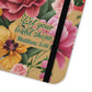 Floral Scripture Flip Case — "Let Your Light Shine" Wallet Phone Cover (Matthew 5:16)