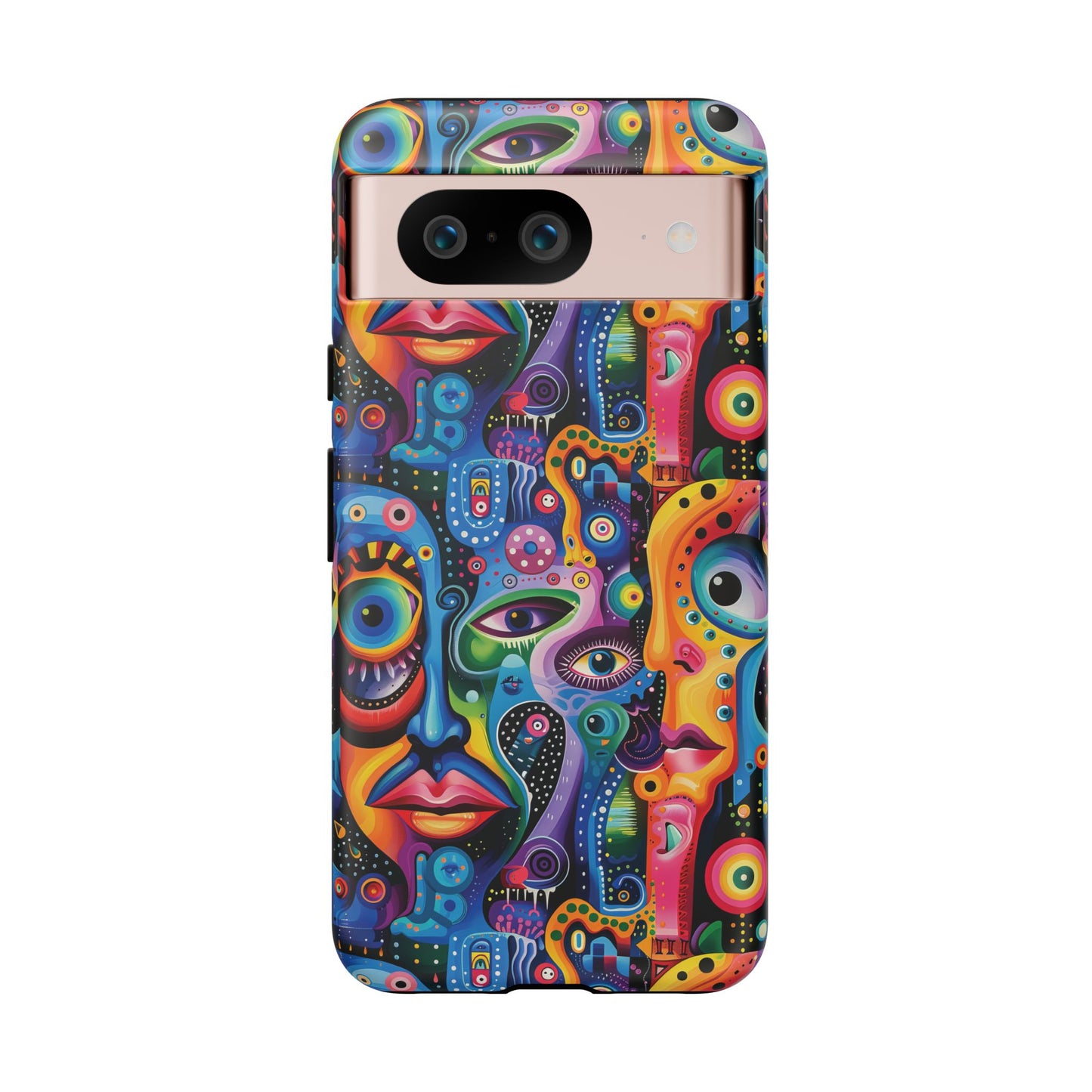 Psychedelic Visions Vibrant Art Google Pixel, iPhone and Samsung Phone Case - Tough Cases for Creative Souls
