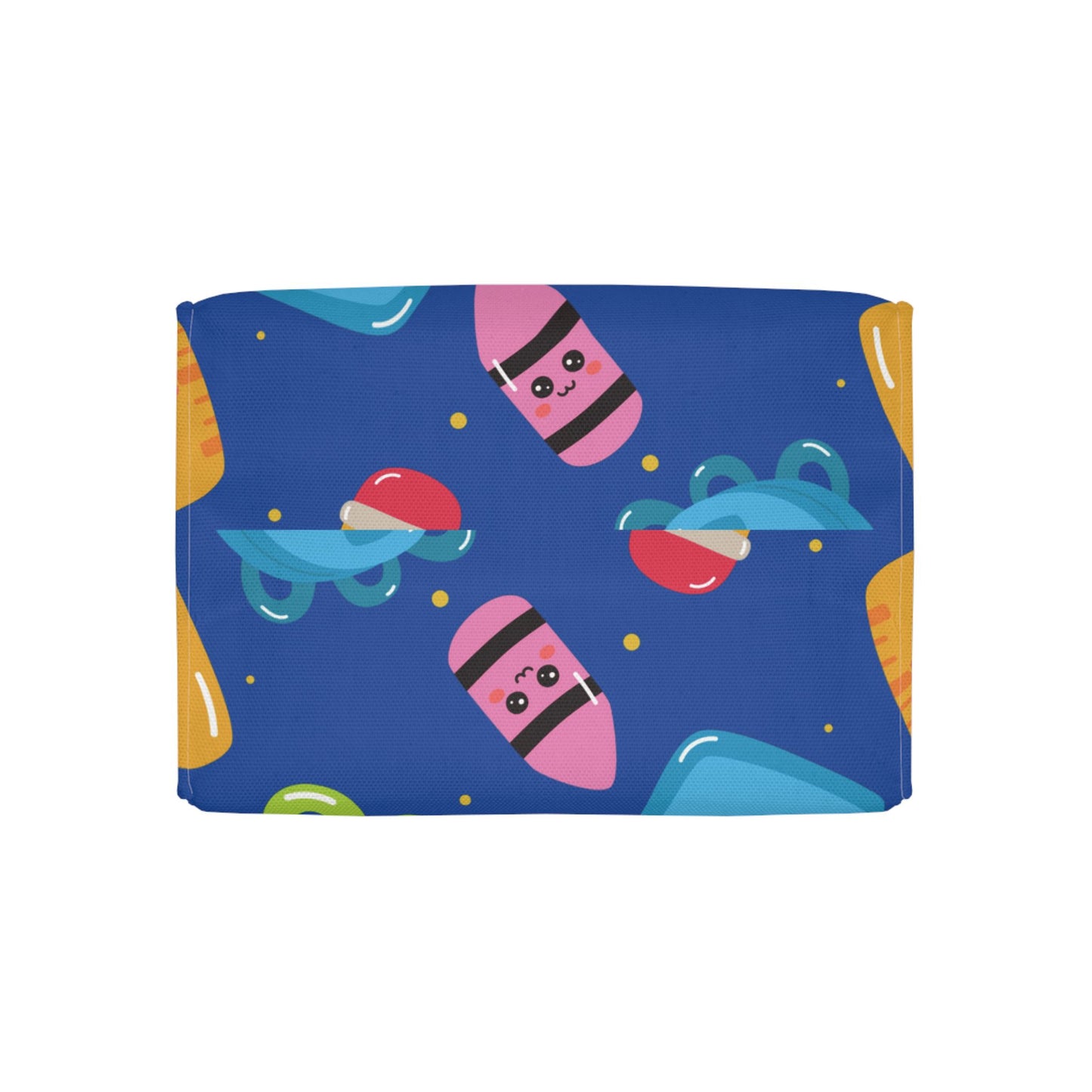 Custom Blue Kawaii Composition Book Inspired Stylish Polyester Lunch Box for Kids - Perfect for School, Picnics, or Snacks | Personalized ABC Design, Back to School, Family [...]