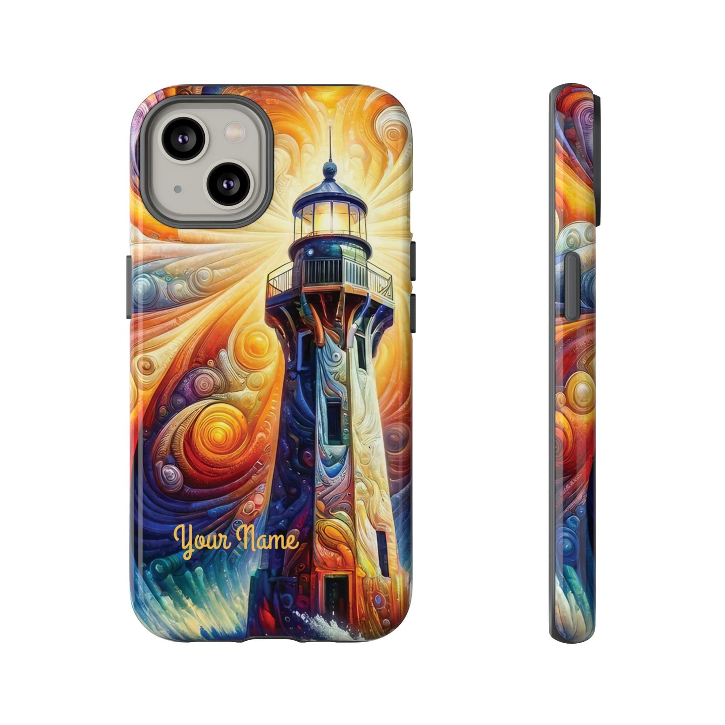 Personalized Cosmic Beacon iPhone Tough Cases, Gift for Him/Her.