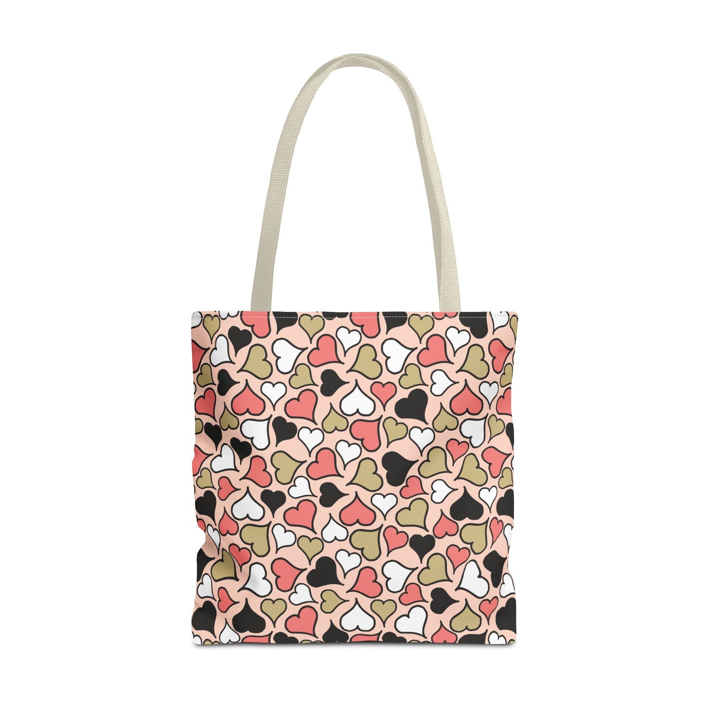 Heart Patterned Tote Bag - Cute & Stylish Carryall for Every Occasion