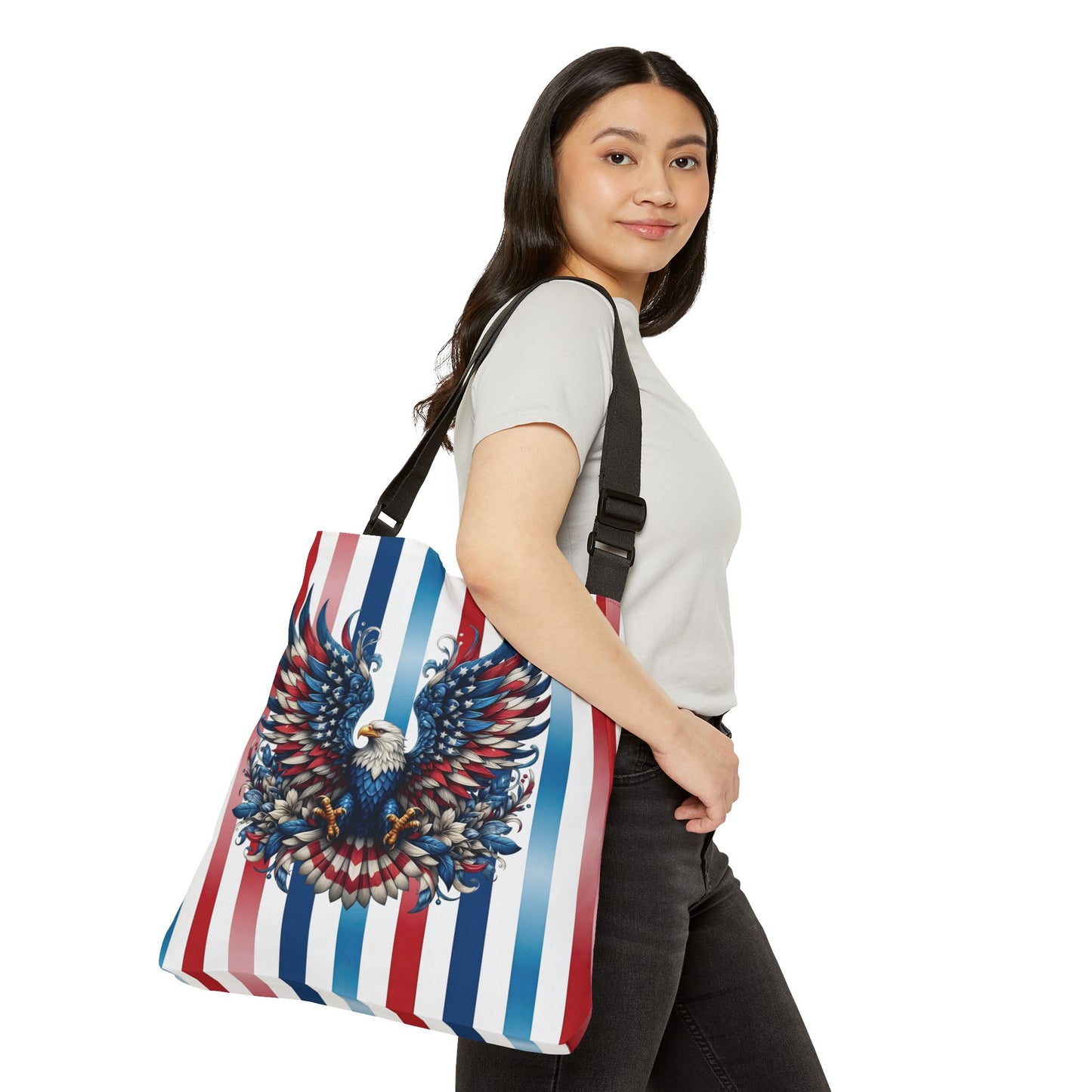 Patriotic Pride Adjustable Tote Bag (AOP)