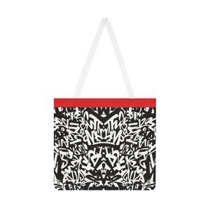Urban Graffiti Shoulder Tote Bag - Colorful Everyday Accessory