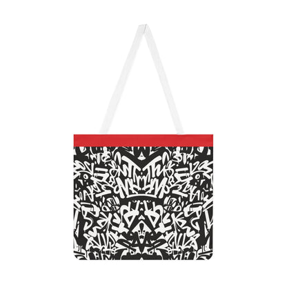 Urban Graffiti Shoulder Tote Bag - Colorful Everyday Accessory