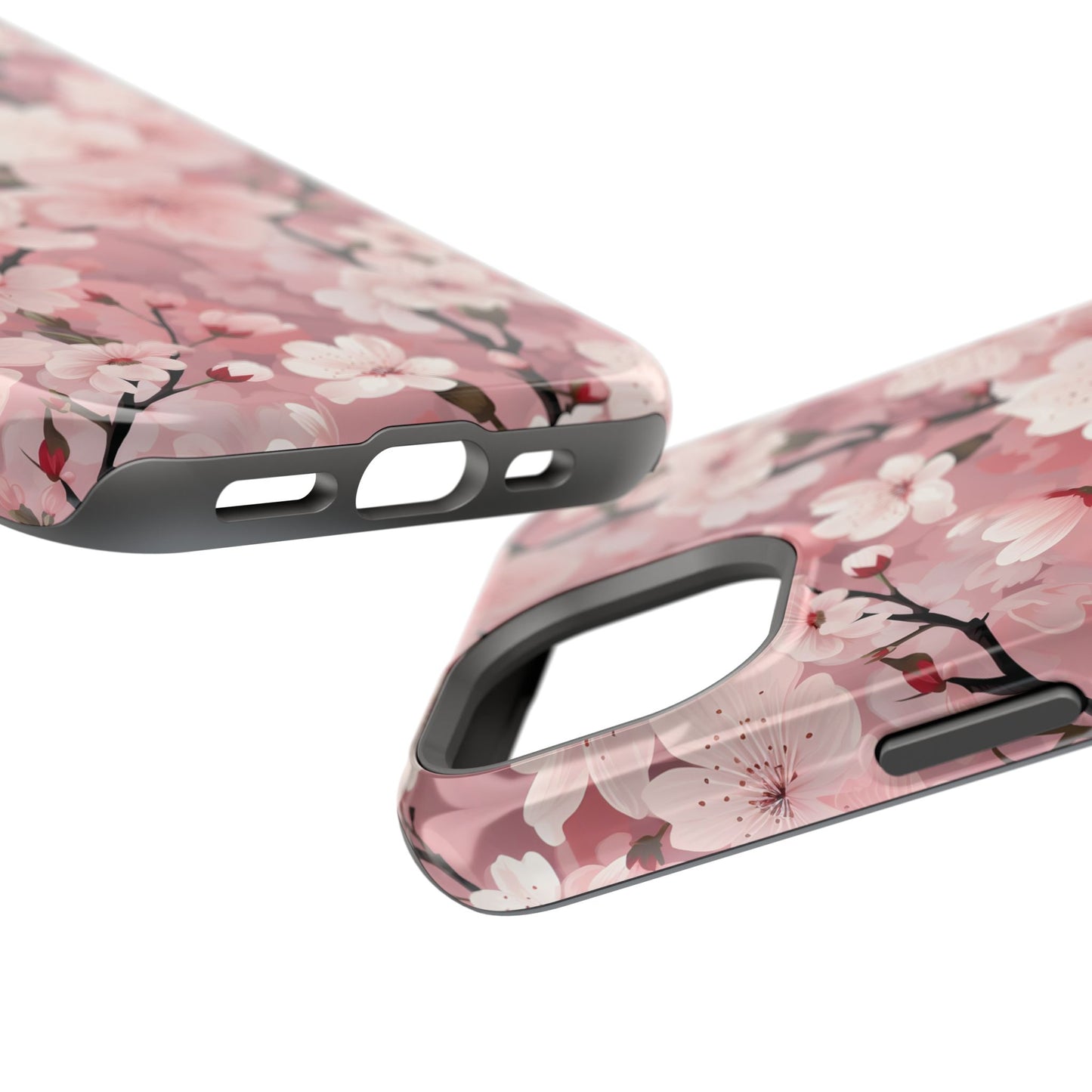 Cherry Blossom Magnetic Tough iPhone Cases