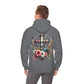 Faith and Floral Cross Unisex Gildan Hoodie Sweatshirt