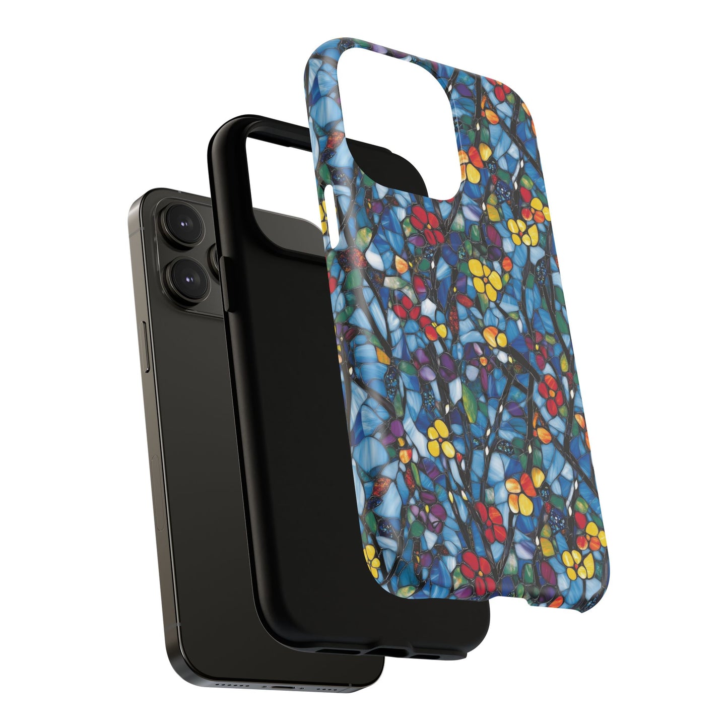 Colorful Floral Phone Case, Tough Magnetic Phone Cover, Durable Tech Accessory, Unique Gift for Her, Vibrant Smartphone Case