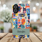 Personalized Vibrant Phone Case,  Magnetic iPhone Cover, Colorful Abstract Protection, Trendy Gift, Unique Tech Accessory, Art Phone Case