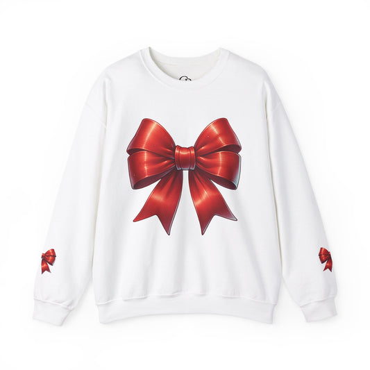 Bow Charm Valentines Unisex Gildan Heavy Blend™ Crewneck Sweatshirt