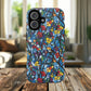 Colorful Floral Phone Case, Tough Magnetic Phone Cover, Durable Tech Accessory, Unique Gift for Her, Vibrant Smartphone Case