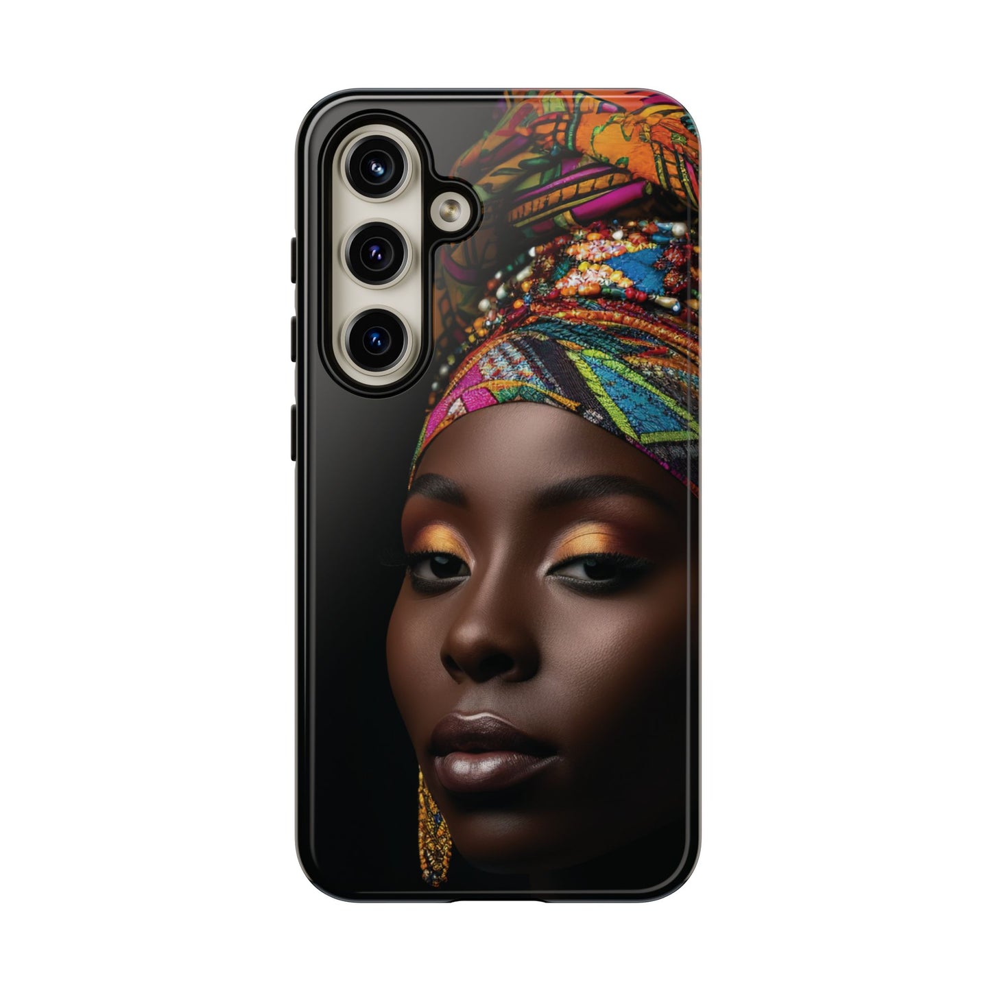 Regal Reflections: African Majesty Tough Google Pixel, iPhone and Samsung Cases.