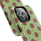 Personalized Meadow Mandala Bloom Vibrant Flower  — Green & Pink Geometric Daisy Design