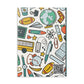 Emerald School Doodles Hardcover Notebook with Puffy Covers (PY)