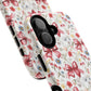 Personalized Rosette Coquette Floral Phone Case - Tough MagSafe® Magnetic Cases, Protective Cover, Stylish Tech Accessory, Gifts for Her