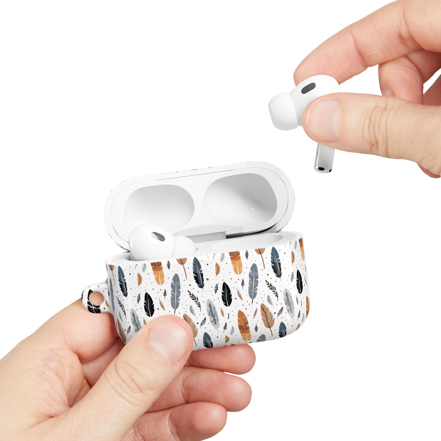 Whispering Feathers AirPod Case - Stylish and Protective Earbud Cover