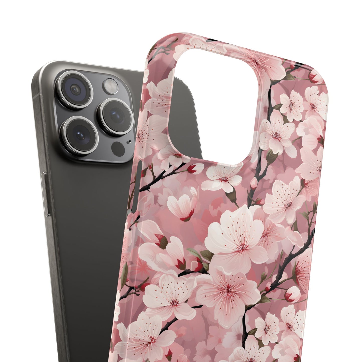 Cherry Blossom Slim Phone Cases for iPhone and Samsung