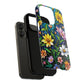 Flower Garden Stained Glass Phone Case, Tough Magnetic Cases, Floral Phone Cover, Durable Phone Accessories, Spring Gift, Birthday Present