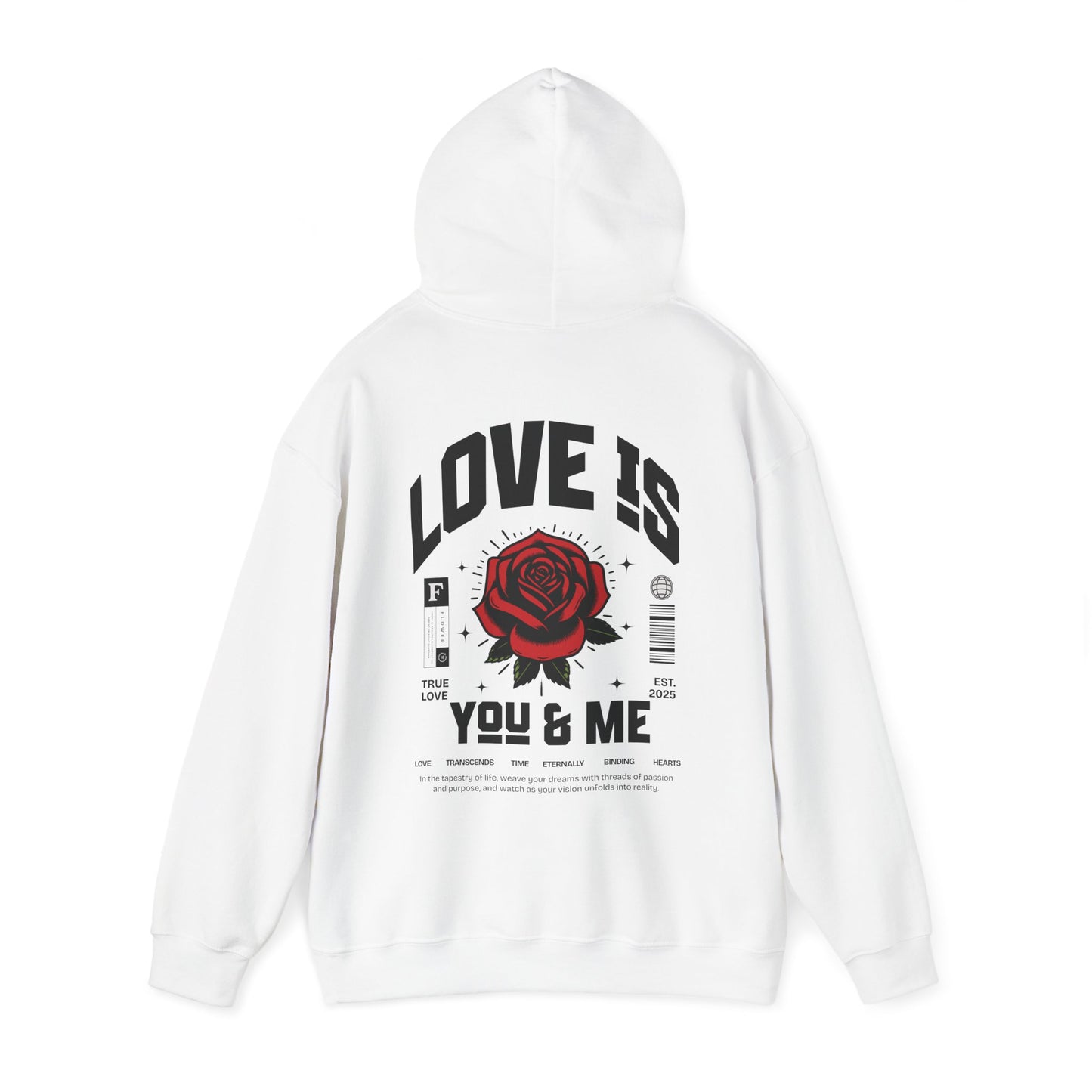 You and Me Unisex Gildan Hoodie Sweatshirt