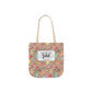 Personalized Brown Doodle Daydream Composition Book Inspired Canvas Tote Bag with Colorful Straps, Cute School Bag, Eco-Friendly Tote, Back to School Shopping Bag, Teacher Gift Idea