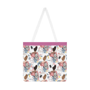 Study Chic Shoulder Tote Bag - Colorful Everyday Accessory