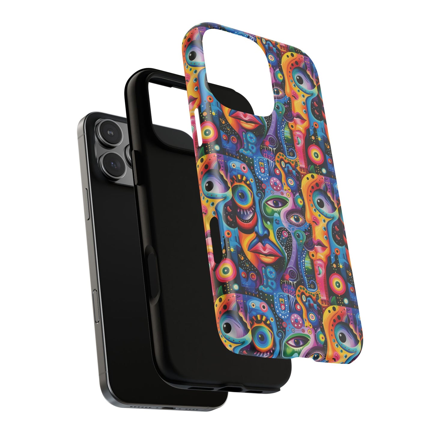 Psychedelic Visions Tough iPhone Magnetic Case - Unique Art iPhone Cover