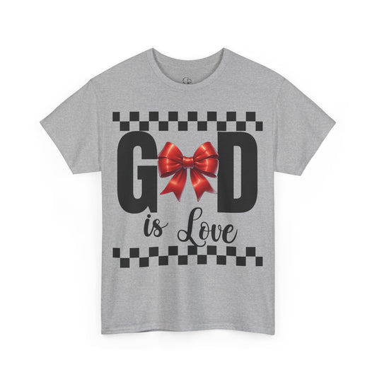 GOD is LOVE Charm Unisex Heavy Gildan Cotton Tee.