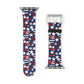 Patriotic Waves - Red, White & Blue Stars | USA Flag Design