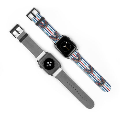 Patriotic Pride Eagle Watch Band - Stylish Accessory for Freedom Lovers.