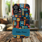 Personalized Colorful Abstract Faces Clear Impact-Resistant Case