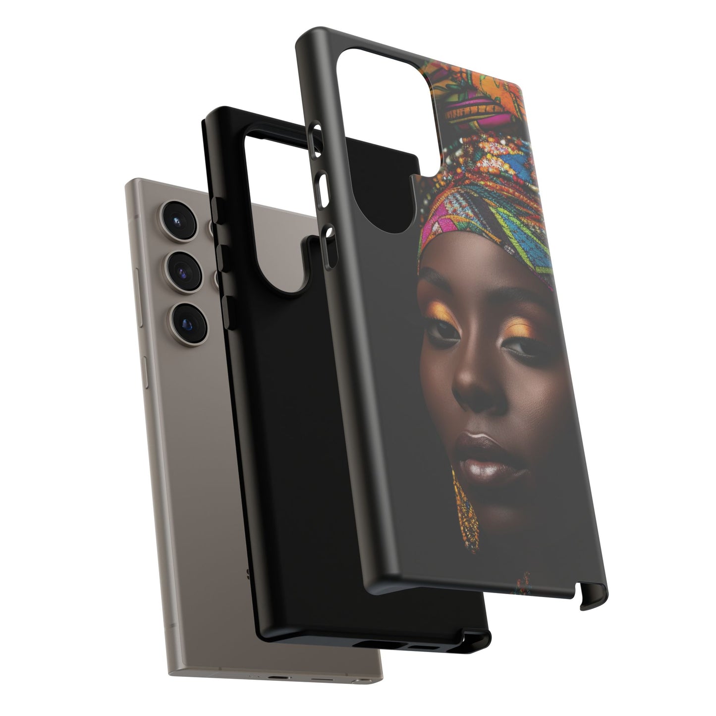 Regal Reflections: African Majesty Tough Google Pixel, iPhone and Samsung Cases.