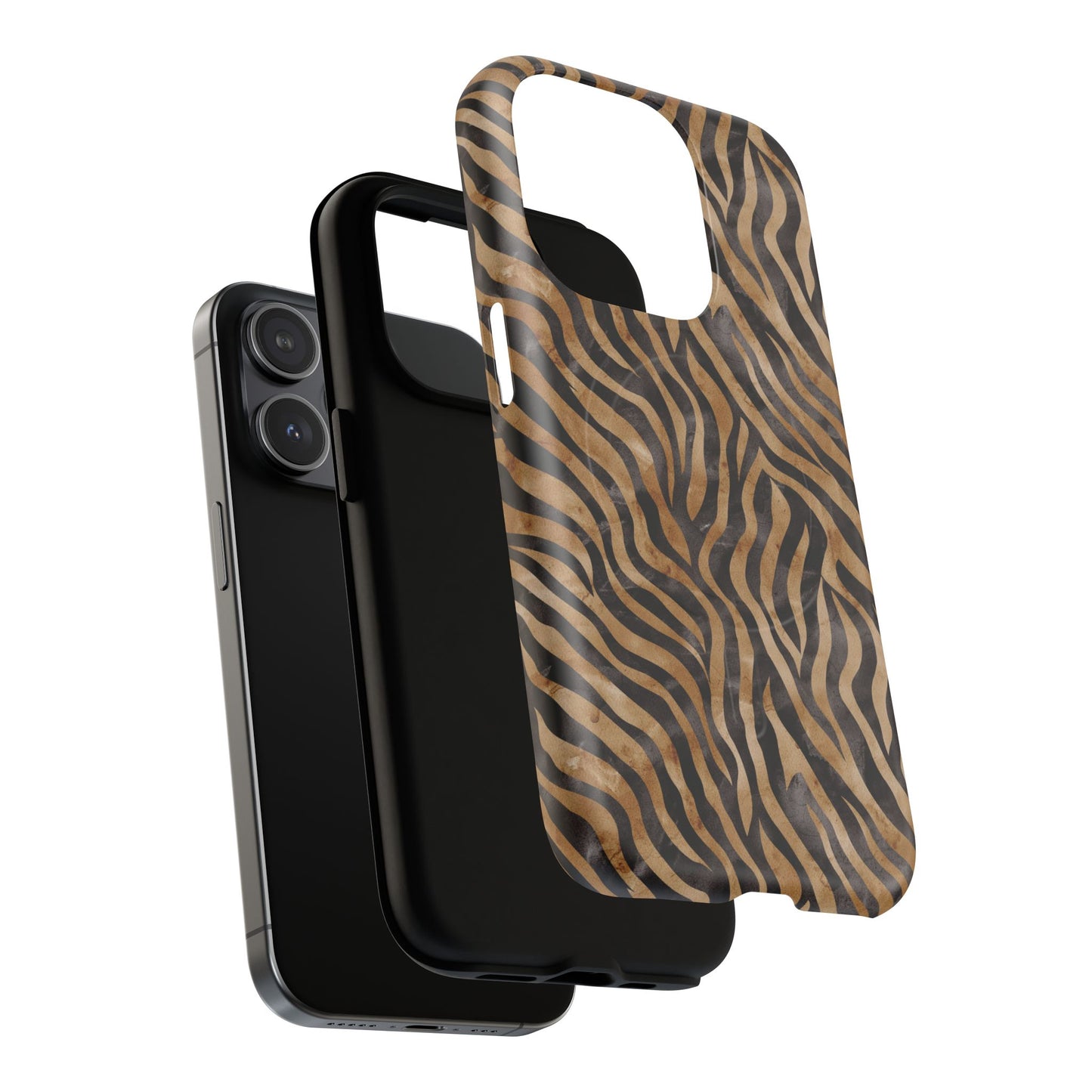 Tough Magnetic iPhone Case with Zebra Print, Stylish Protection for iPhones, Unique iPhone Accessory, Gift for Animal Lovers]