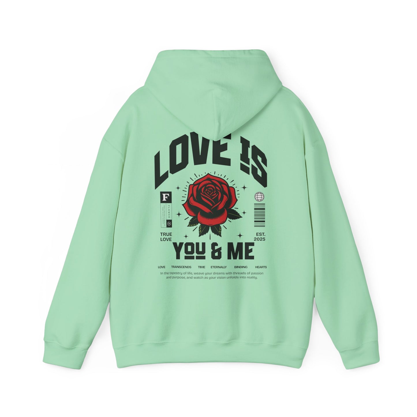 You and Me Unisex Gildan Hoodie Sweatshirt