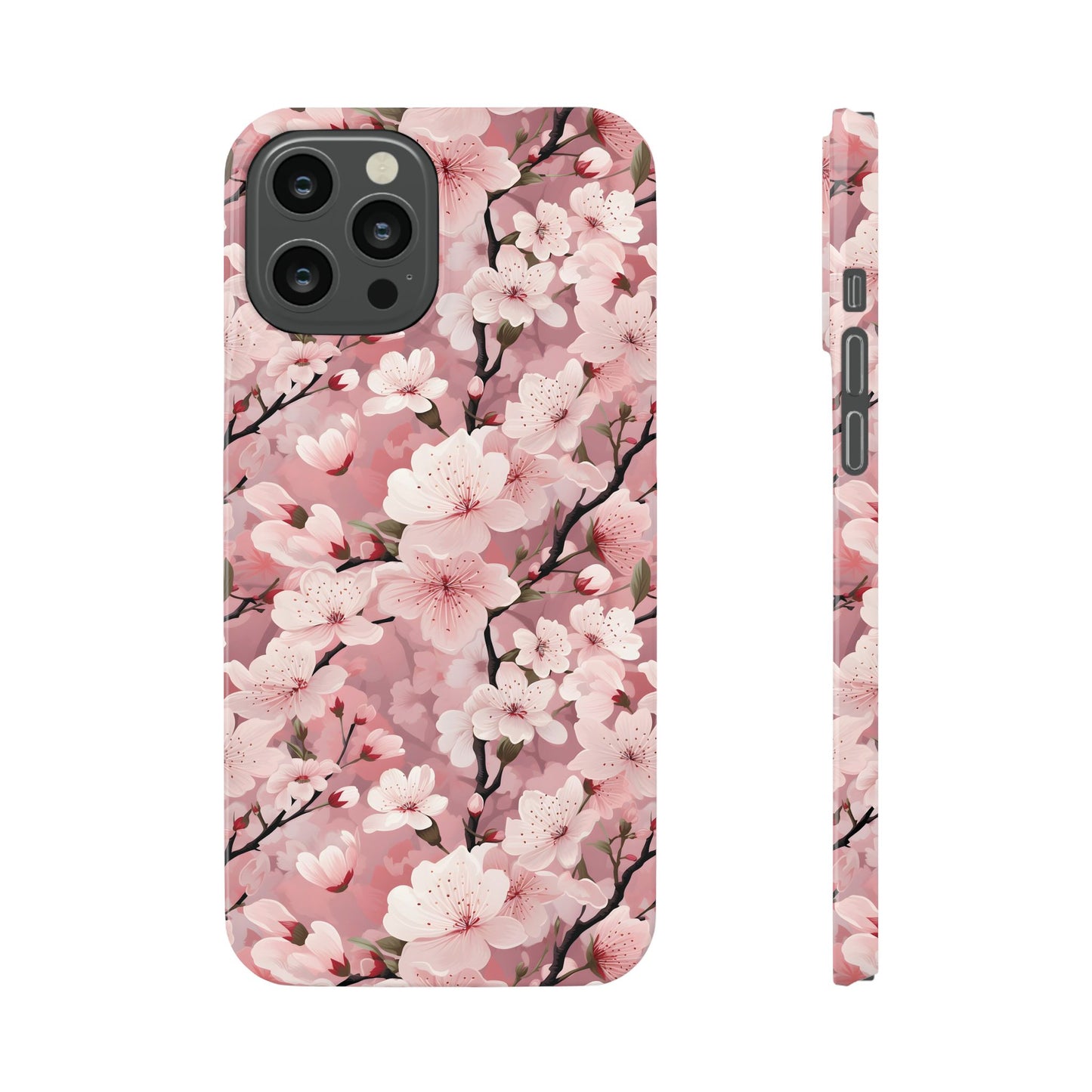 Cherry Blossom Slim Phone Cases for iPhone and Samsung